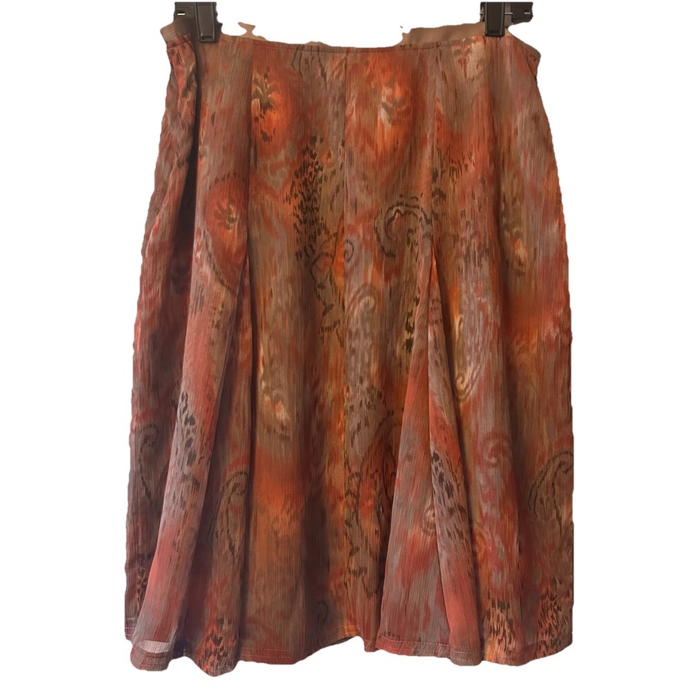 Vintage Worthington Knee Length Aline Skirt Grunge Fairy Art to Wear 12 Petite